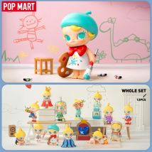 POP MART Baby Molly Kiedy miałem trzy lata! Seria Mystery Box autorstwa Kenny'ego Wonga 1 szt./12 szt. POPMART pudełko z niespodzianką figurka śliczna zabawka
