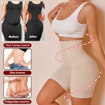 Hohe Taille Frauen Nahtlose Shapewear Elastische Einfarbig Shorts Yoga Sport Abnehmen Kleidung Weibliche Unterwäsche Butt Heber Hosen