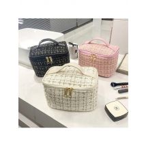 Fashion Small Fragrance Cosmetic Bag Female Large Capacity Portable Ins High Value New Travel Cosmetics Washing Storage Bag Bag