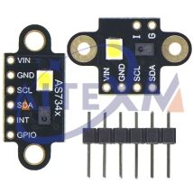 AS7341 AS734x Sichtbares Spektralsensormodul Farbtemperaturbeleuchtungsstärke Hohe Genauigkeit Farberkennung für Arduino
