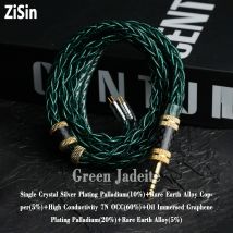 ZiSin 20 8-adriges Flaggschiff-HIFI-Kopfhörer-Upgrade-Kabel mit mehreren Elementen und 4,4/3,5 mm MMCX 0,78, geeignet für Bravery F1 AKG MK4 IEM