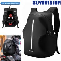 Mochila impermeable para motocicleta, deportes al aire libre, motociclista, ciclismo, casco de equitación, mochila reflectante para viajes de negocios, bolsa para ordenador portátil