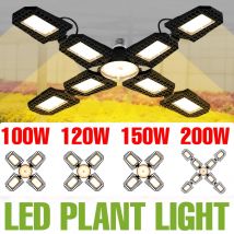 200W E27 LED Pianta Coltiva La Luce Spettro Completo Phytolamp Per Interni Fiore Idroponica Serra Tenda di Pomodoro Coltivazione di Verdure