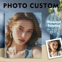 CHENISTORY 5D DIY Diamond Painting Photo Custom Full Square Round Drill Diamond Embroidery Kits Portrait Mosaic Home Decor Gift