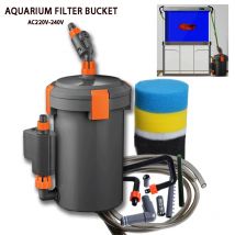 220V-240V Ultra-Leise Aquarium Filter Externe Pumpe Aquarium Filter Eimer Stille Filter Barrel Für