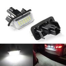 2 SZTUKI bezbłędnych oświetlenia tablicy rejestracyjnej LED do Toyota Avensis Yaris Ractis Camry Corolla Prius Verso S Vitz Levin Esquire Prius C