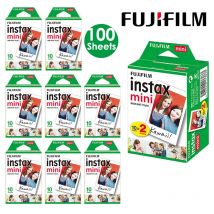 Fujifilm Instax Mini Film bordo bianco 10 -100 fogli di carta fotografica pellicola per fotocamera