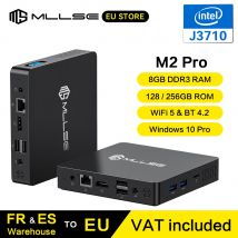 Mini PC MLLSE M2 Pro, Procesador Intel J3710, 8GB RAM, 256GB ROM, Wi-Fi 5, BT 4.2, Windows 10, Mini Computadora de Escritorio