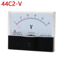 44c2 DC Voltmeter Analog Panel Zeiger Voltmeter DC 1V 3V 5V 10V 15V 20V 30V 50V 75V 100V 150V 300V 450V 500V