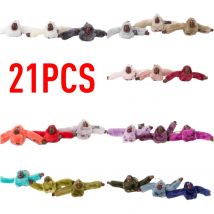 21 Pz Ragazza Carina Peluche Orangutan Scimmia Giocattolo Portachiavi Uomini Donne Borsa Auto Gingillo Gioielli Festa di Nozze Regali della Bambola 5 CM