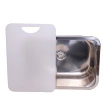 Lavello quadrato in acciaio inossidabile per camper con tagliere, utilizzato per roulotte, viaggi con guida autonoma per yacht, lavello da cucina