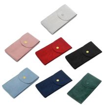 Commercio all'ingrosso Top Velluto Orologio a scatto Borsa di flanella Borsa da imballaggio Anello Bracciale Borsa regalo Custodia da viaggio per uomini Donne Amanti degli orologi