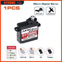 AFRC D1708MG 4,3 g Micro-Digital-Servo-Metallgetriebe für RC-Miniautos und Flugzeuge, Teile und Zubehör