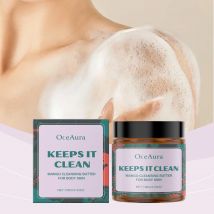 Sanfte Körperreinigungscreme, reinigt die Poren gründlich, entfernt Schmutz, beruhigt die Haut, repariert die Hautbarriere, feuchtigkeitsspendendes Peeling-Duschgel