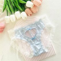Süße schöne süße sexy Spitze hohle Damenhöschen Lolita Prinzessin Stil Stretch atmungsaktive Unterwäsche transparente Versuchung