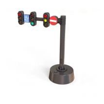 Kinderspielzeug, Simulation von Vorschul-Sicherheitsunterricht, Verkehrssignalleuchten, Verkehrsschilder, Tankstellen, Automodelle, Kinderpr