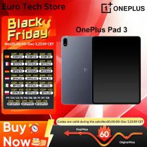 Globalna wersja OnePlus Pad 3 Tablet 13,2 cala Ekran 144 Hz Bateria 12140 mAh Snapdragon 8 Tylna kamera 13 MP 8 głośników Ładowanie 80 W