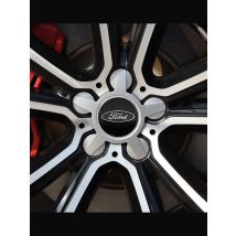 56mm Car Hub Cap Badge Sticker Metal Alloy For Ford Escape Edge Mondeo Taurus Fusion Mustang Focus mk2 mk3 mk4 Accessories