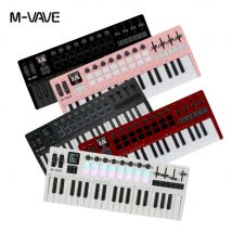 M-VAVE 37-Tasten-MIDI-Controller Pro Portable SMK-37 Pro 16 RGB-Pads 8 Knöpfe Integrierte Synthesizer-Tastatur Digitale Zubehörteile