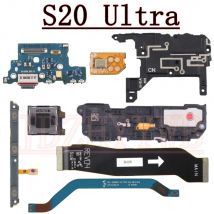 Mikrofon Antenne Lade Port Bord Für Samsung S20 Ultra 5G G988 Hörer Lautsprecher Lautstärke Signal Motherboard Flex Kabel