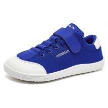 HOBIBEAR, zapatos descalzos para niños y niñas, zapatillas minimalistas con punta ancha para niños, zapatos ligeros de tela de cuero Artificial con gancho