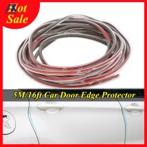 5M Transparent Tür Rand Schutz Scratch Protector Klebstoff Gummi Trim Schutz Anti-scratch Dichtung Streifen Auto Styling Zubehör