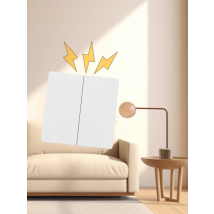 Self-powered Wireless Wall Switch No Battery Required 86Type RF433Mhz Waterproof Wall Switch