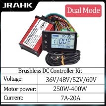 JRAHK 36V 350W S866 BLDC Controller Kit Elektrische Fahrrad Controller 36V 7A-20A 48V 350W Elektrische Roller Beschleuniger 60V