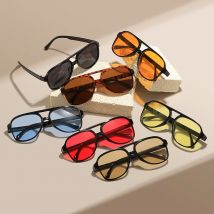 Nowe okrągłe okulary przeciwsłoneczne z ramką Pc Kobiety Mężczyźni Vintage Markowe kwadratowe okulary przeciwsłoneczne dla mężczyzn Odcienie Okulary damskie Okulary przeciwsłoneczne przeciwodblaskowe