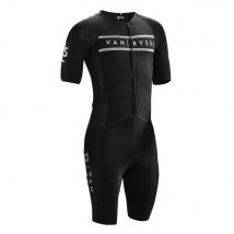 Van/rysel Tuta da corsa su strada Racer Bianco Triathlon Collant estivi Pantaloni interi Tuta da ciclismo Abbigliamento sportivo da esterno traspirante