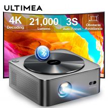 Proiettore Full HD ULTIMEA Apollo P40 nativo 1080P, supporto 4K Proiettore Home Theater intelligente con WiFi Bluetooth e messa a fuoco automatica