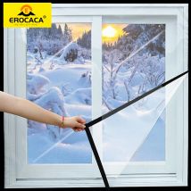 Fenster Wärme isolation folie warme Folie im Winter selbst klebende Schleimhaut schützende Energie transparente weiche Glas folie für Fenster