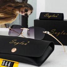 Amerikanische Luxusmarke rahmenlose Sonnenbrille für Frauen Männer Urlaub lässig Mode Sonnenbrille klassische Outdoor Vintage Sonnenschirme