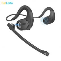 Cuffie wireless Auricolari Bluetooth 5.3 Auricolare wireless Cuffie da lavoro con microfono rimovibile Cuffie auricolari aperte Novità