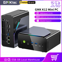 GMKtec K12 Mini PC AMD Ryzen7 H 255 (actualizado 8745HS) Oculink Soporte DDR5 NO RAM NO ROM NO OS Computadora de escritorio Juegos PC WIFI6E