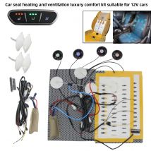 Riscaldamento del seggiolino auto, ventilazione, sedile massaggiante, cuscino integrato, accessori lussuosi e comodi adatti per auto da 12 V
