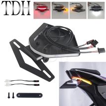 Kennzeichen halter Rahmen LED Rücklicht Bremse Blinker Licht integriert für BMW S1000RR s 1000RR 20