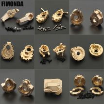 Messing Heavy Duty Zähler Gewicht Set Portal Stick Achse Gehäuse Stoßstange zu Montieren für 1/10 RC Crawler TRX4 TRX6 Upgrade Teile