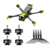FlyFishRC Volador VX5 V2 O4 Pro Rahmensatz Schwert 2207 1850KV 1950KV 2050KV FPV Bürstenloser Motor HQProp Ethix S5 Bundle Kit