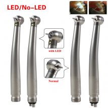 Generatore elettronico a LED in fibra ottica dentale/Nessun LED Manipolo rapido ad alta velocità Pulsante 4/2 fori Turbina ad aria Stile NSK