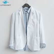 Männer Baumwolle Leinen Hohe Qualität Gesunde Weichen Bequemen Anzug Jacken Business Casual Japan Stil Retro Harajuku Einfarbig Mäntel