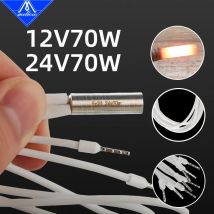 Mellow 1pcs 3D Printer Parts Heating Tube 6*20mm 12V 24V 70W Ceramic Cartridge Heater for Mk8 cr10 Ender 3 v6 HotEnd J-Head