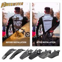 Für Surron Sur-Ron Light Bee X S Motocross Kotflügel Vorne Hinten Kotflügel Hinterrad Kotflügel Vorne Elektrische Motorrad Zubehör