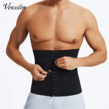 Vensslim plus size Taillen trainer Korsett Männer Fitness Fat burner Hot Slimming Sauna Schweiß gürtel Kompression Body Shaper Haken Riemen