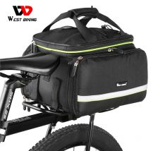 WEST BIKING Wodoodporna torba rowerowa 3 w 1 MTB Torba rowerowa szosowa Duża pojemność Bagażnik