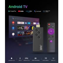 2024 Hot G96 ATV 8k Android13.0 TV Stick Infrarot-Fernbedienung 2GB8GB 2,4G & 5G Dual Wifi BT5 Netflix Youtube Media Player