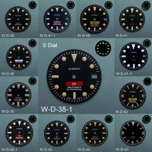 28.5mm S Logo Retro SKX 007 Dial Fit NH35/NH36 Japan Movement Green Luminous High Quality Dial Watch Modification Accessories