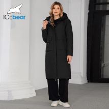Eisbär Winter 2024 Damen jacke reversibel hochwertige Reiß verschluss Kapuzen jacke Marke Mode Parka Damen gwd4682i