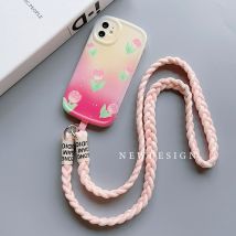 Neues dickes geflochtenes diagonales langes Seil für Mobiltelefone, universelles Lanyard, Schultergurt, Lanyard-Hals, multifunktionales Anti-Verlust-Seil