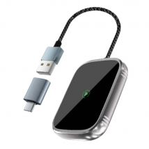 Carplay Wireless Adapter Aluminium legierung Smart Box für Apple Phone schnell verbinden Auto Multimedia OEM mit drahtlosen USB-Dongle verdrahtet